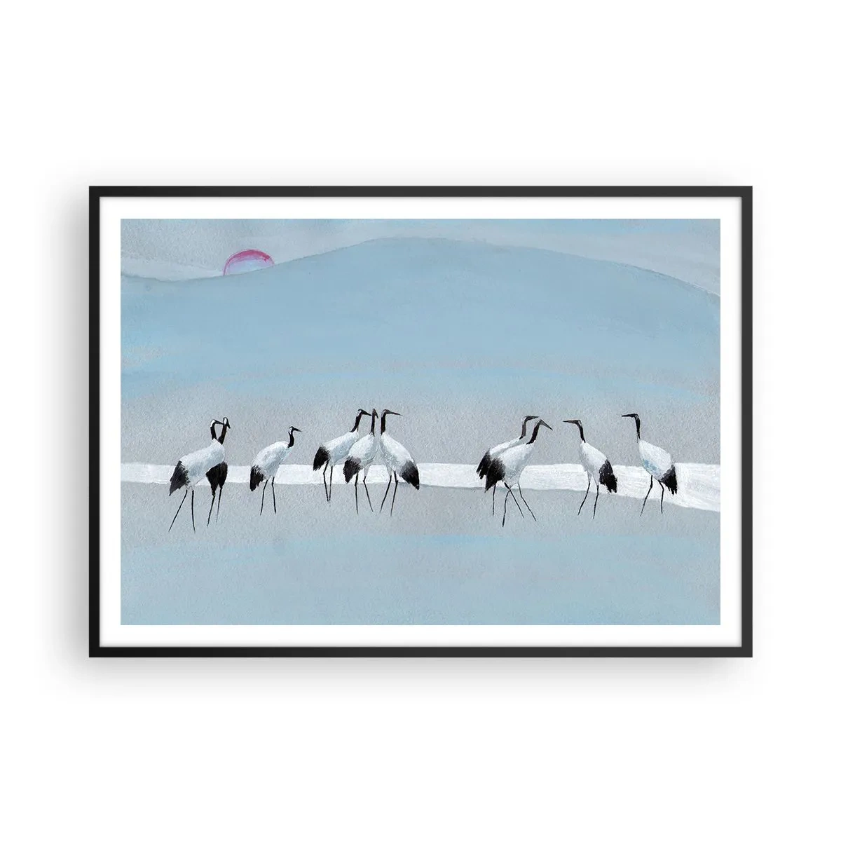 Poszter fehér keretben - Egy forró nap után - 100x70 cm