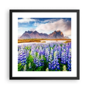 Poszter fehér keretben - Erő és szigorúság a szelídség mellett - 40x40 cm