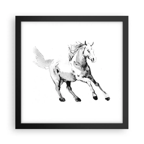 Poszter fehér keretben - Megszelídíthetetlen lélek - 30x30 cm