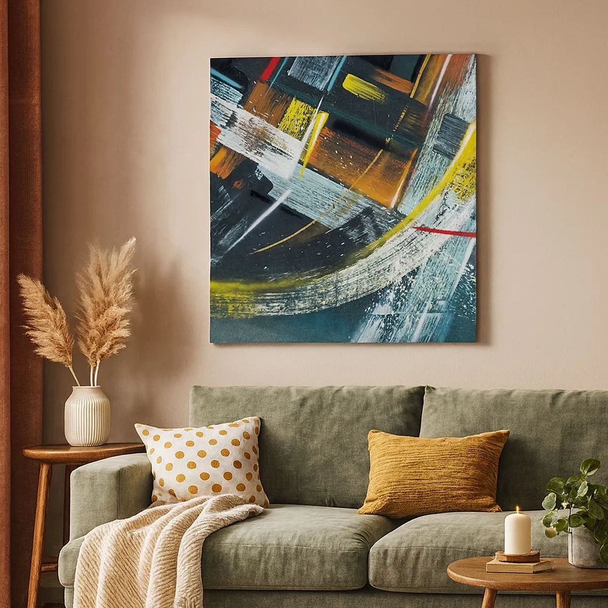 Vászonkép - A mozgás energiája - 30x30 cm