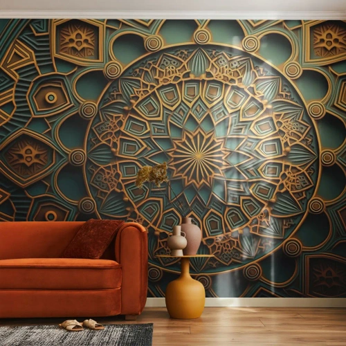Fotótapéta Premium Sand - Egy arab éghajlaton - Mozaik, arab, Dekorációk - 250x175 cm