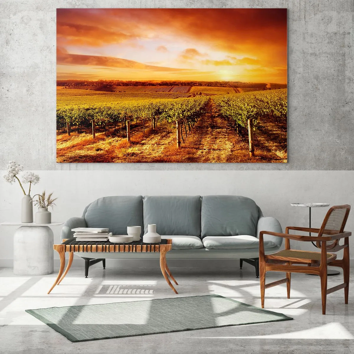 Üveg kép - Enyhén gyümölcsös, egy kis napfénnyel - 120x80 cm