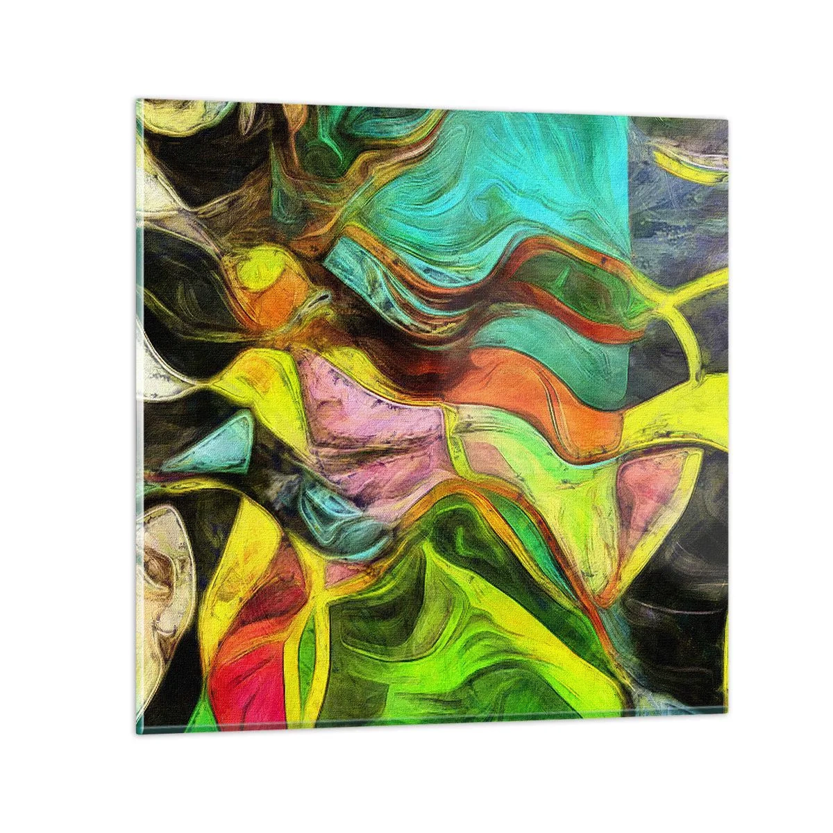 Üveg kép - A mozgás az élet - 40x40 cm