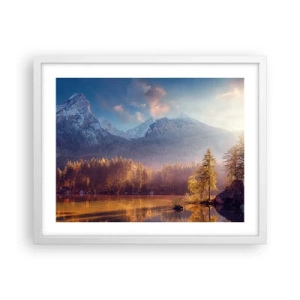 Poszter fekete keretben - A hegyekben és völgyekben - 50x40 cm