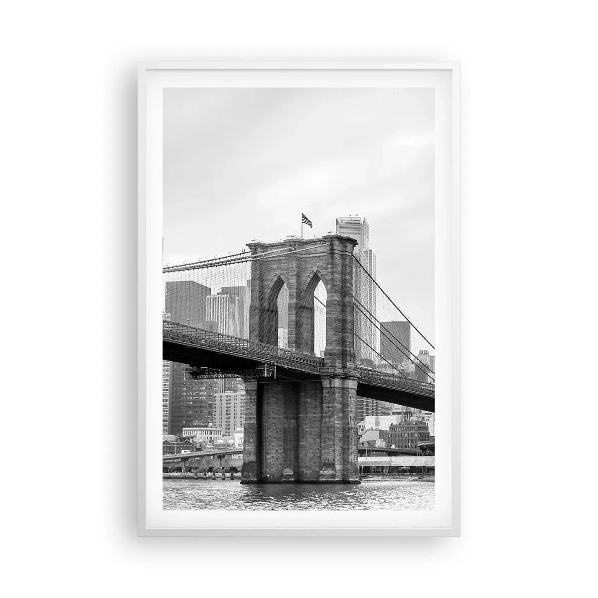 Poszter fekete keretben - New York-i hangulat - 61x91 cm