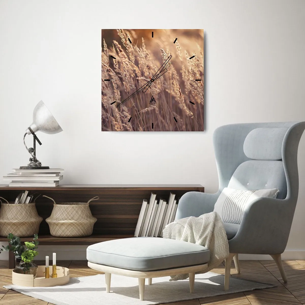 Falióra, Óra - Készen az ősz fogadására - 40x40 cm