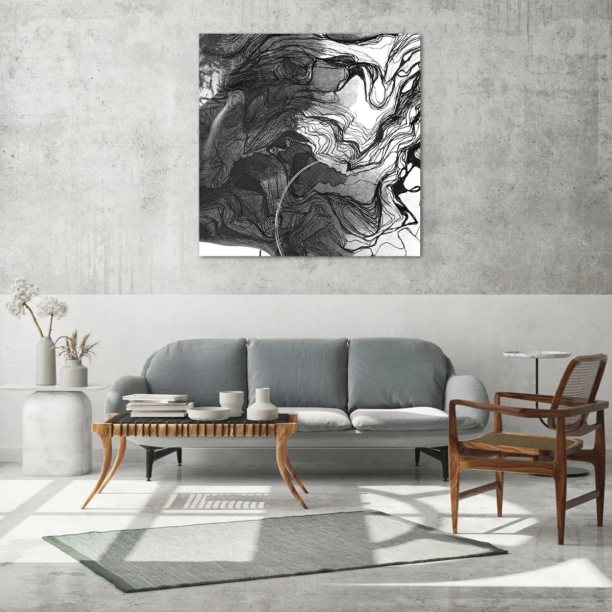 Üveg kép - Álmokba gabalyodva - 70x70 cm