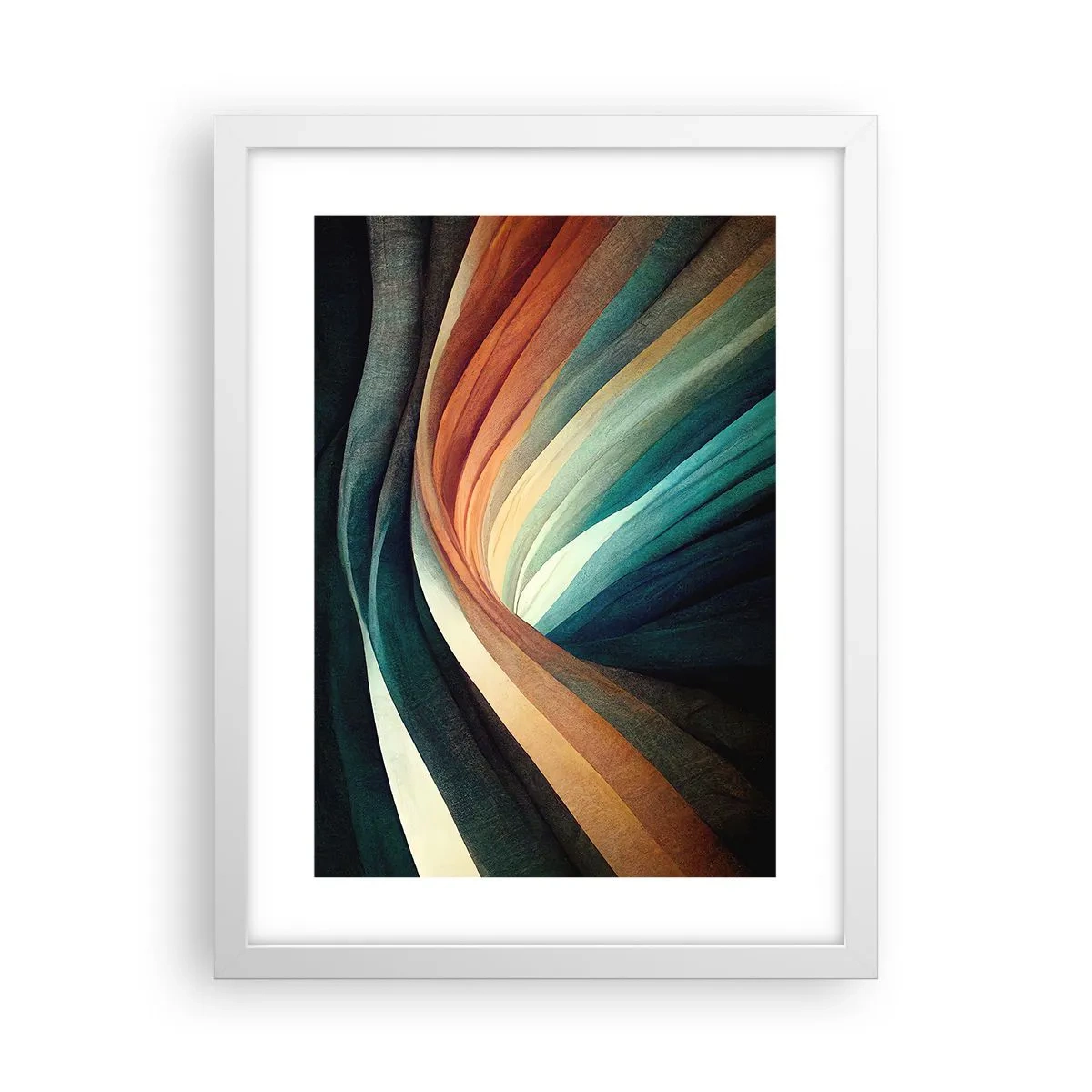 Poszter fekete keretben - Színekből szőtt - 30x40 cm