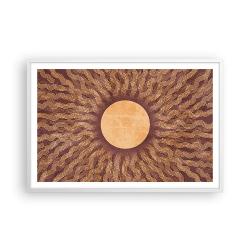 Poszter fekete keretben - A nap ikonja - 91x61 cm