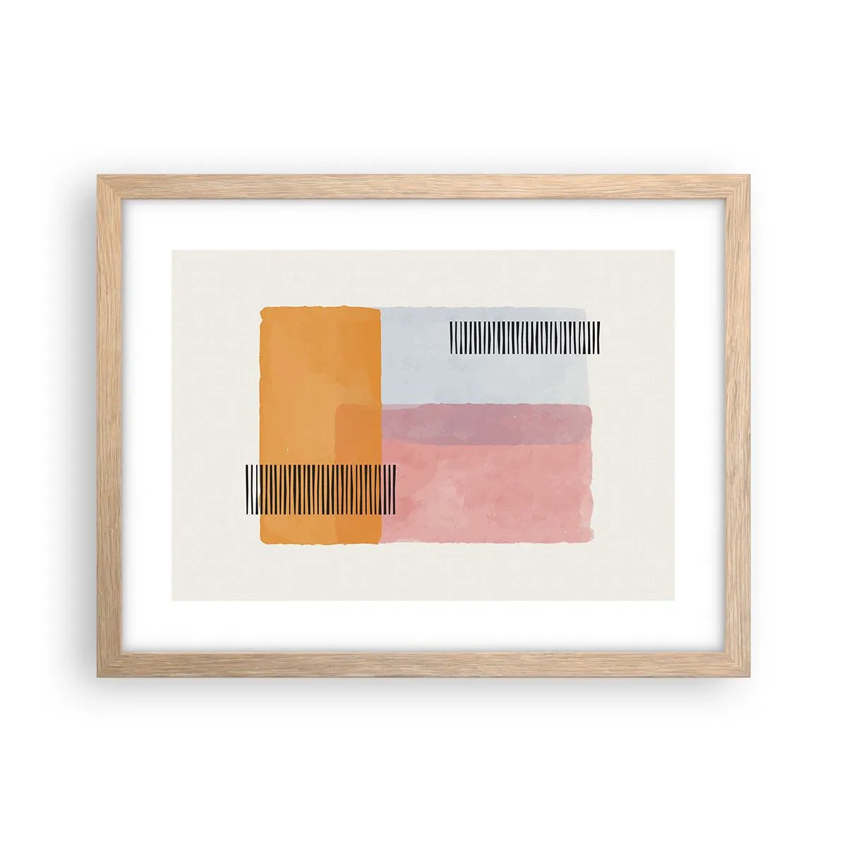 Poszter világos tölgy keretben - Saroktól sarokig - 40x30 cm