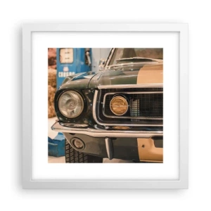 Poszter fekete keretben - Találkozás a legendával - 30x30 cm