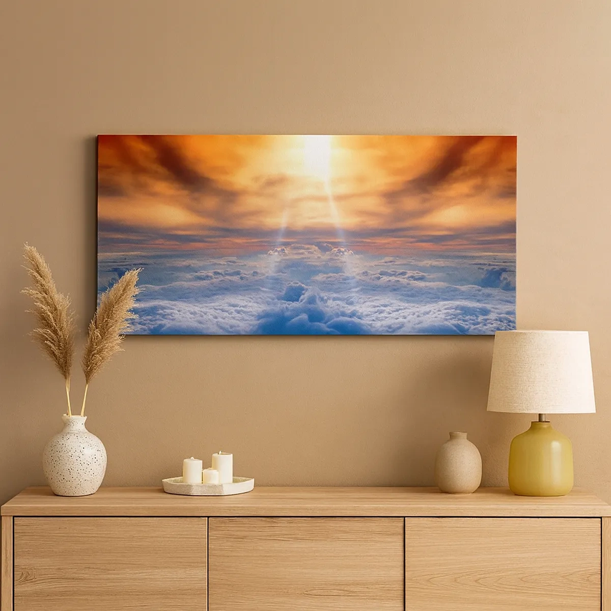 Vászonkép - Misztikus táj - 30x30 cm