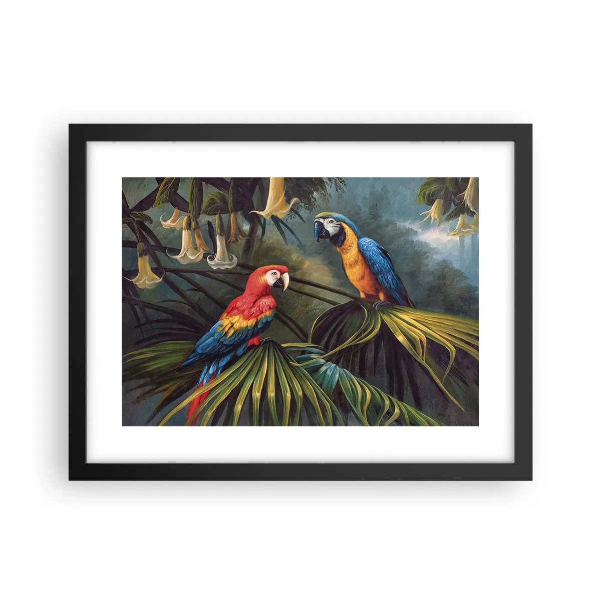 Poszter fehér keretben - Romantika a trópusokon - 40x30 cm