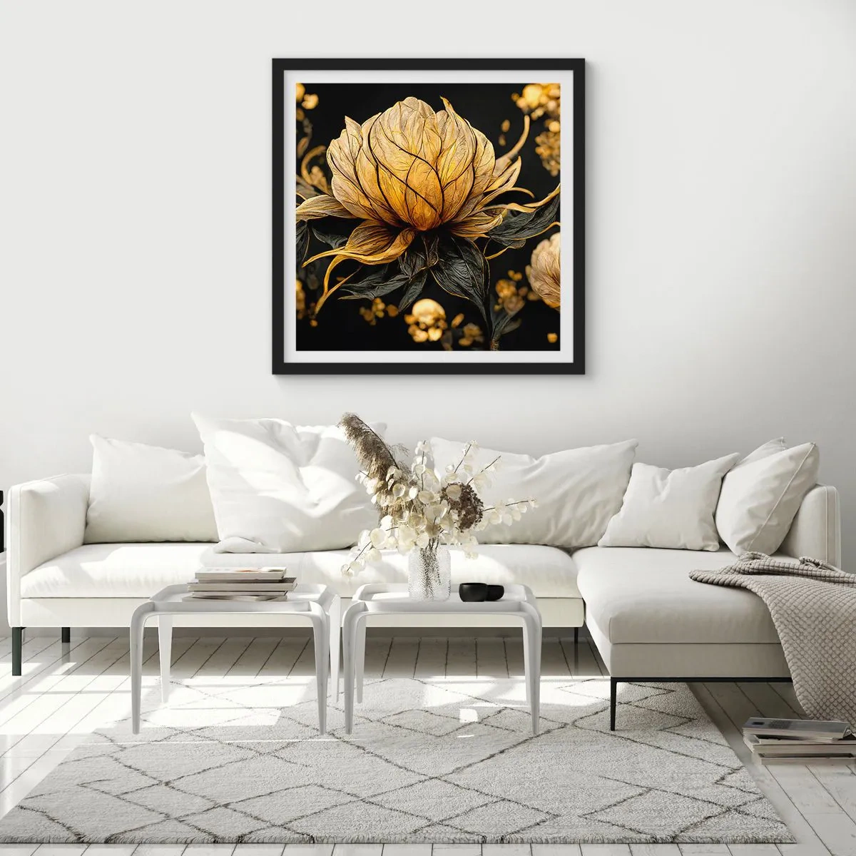 Poszter fehér keretben - Finom törékenység - 40x40 cm