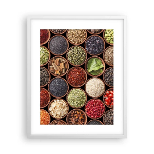 Poszter fekete keretben - A világ összes íze - 40x50 cm