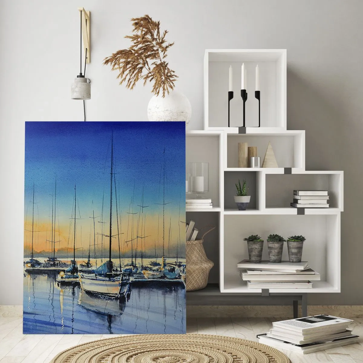 Üveg kép - Egy szép nap vége - 50x70 cm