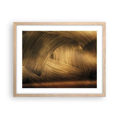 Poszter világos tölgy keretben - Egy arany labirintusban - 50x40 cm