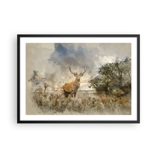 Poszter fehér keretben - Becsület – erő – méltóság - 70x50 cm