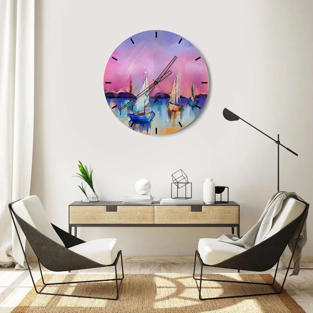 Falióra, Óra - Irány: széles vizek - 30x30 cm