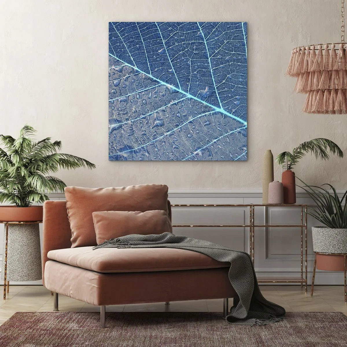 Vászonkép - Az élet kékben - 60x60 cm