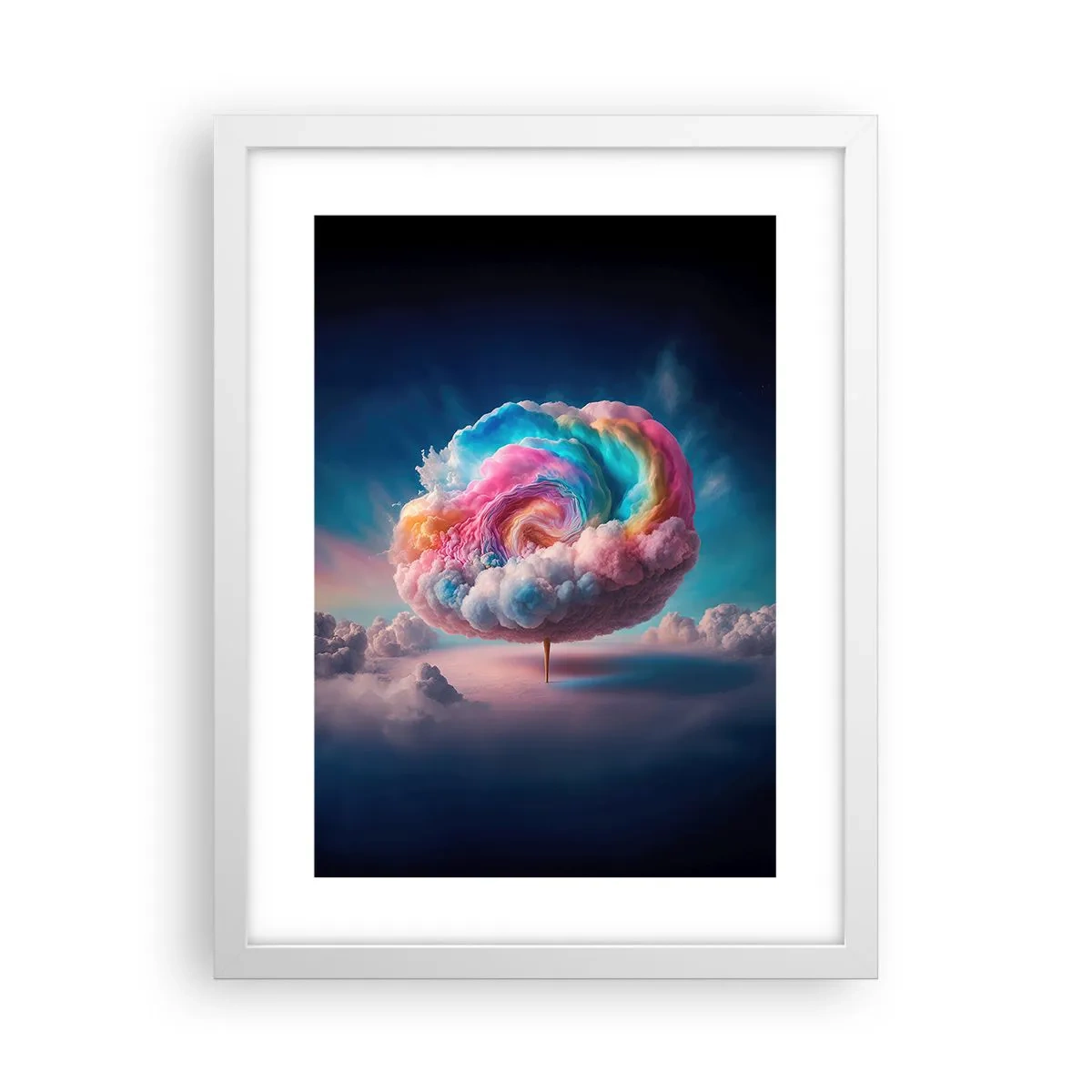 Poszter fekete keretben - Álom egy vidámparkról - 30x40 cm