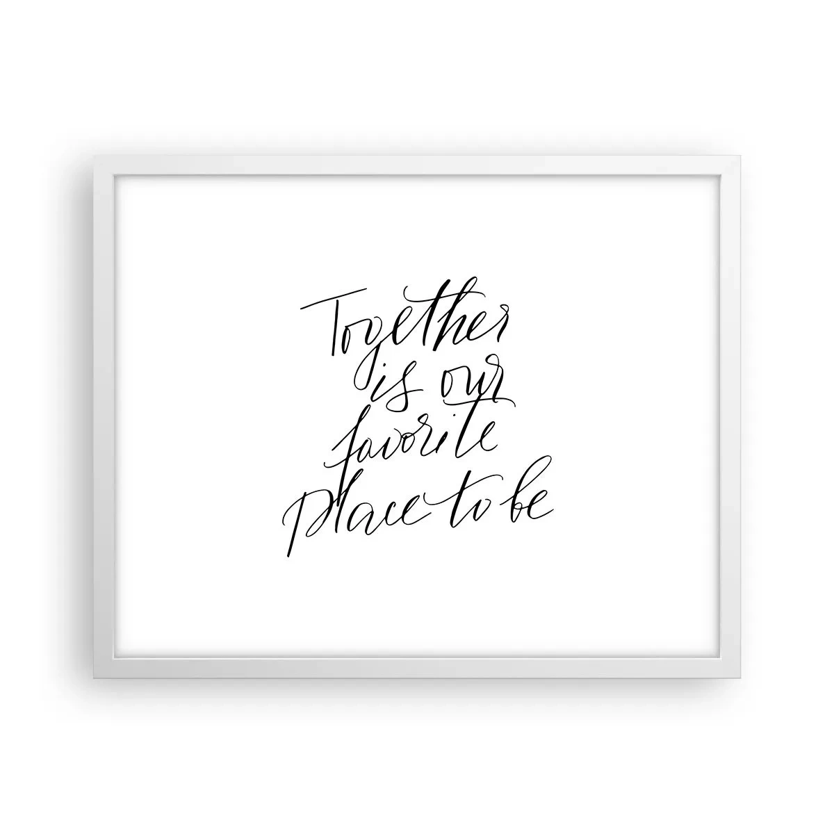 Poszter fekete keretben - Te is érzed? - 50x40 cm