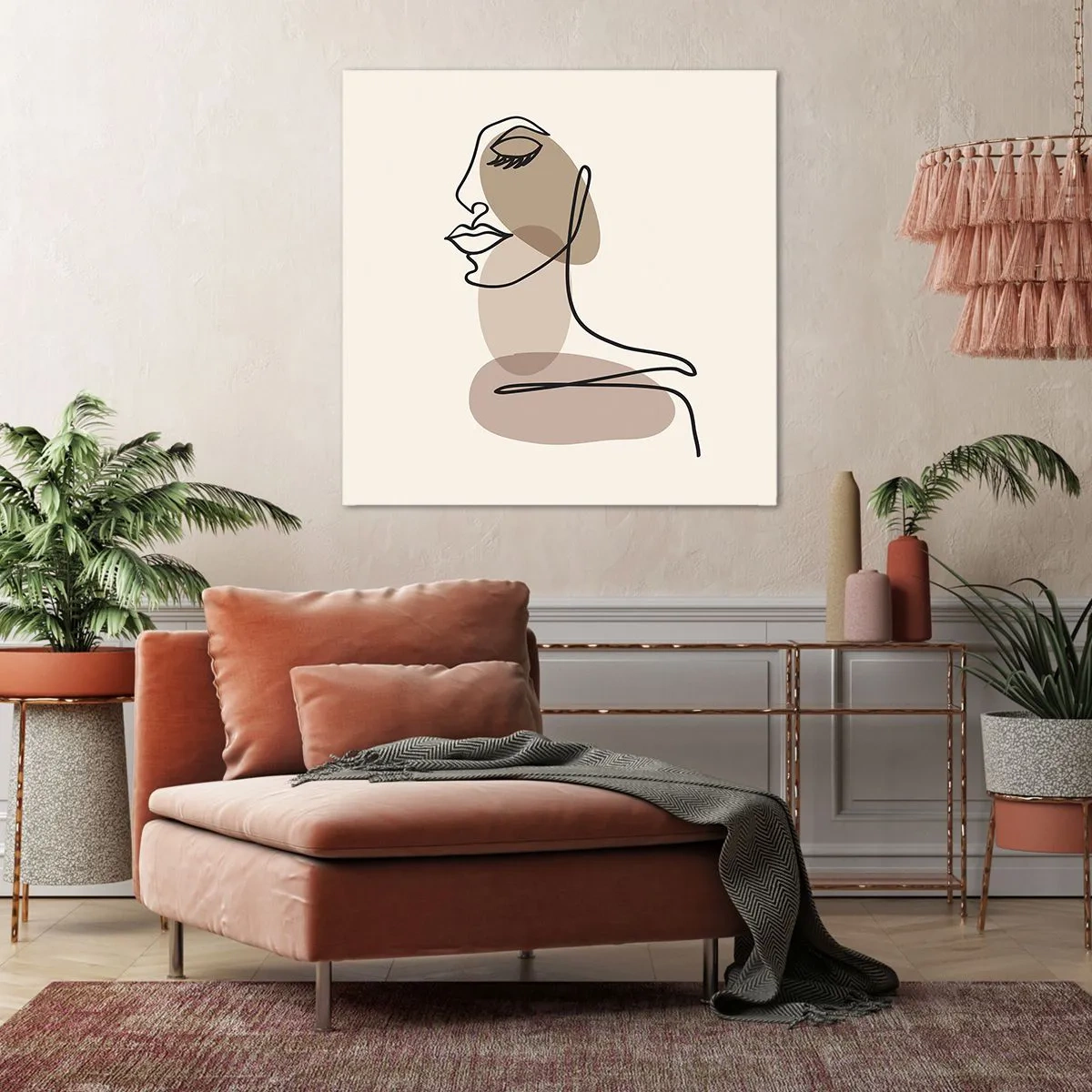 Vászonkép - Elveszve a saját hangjában - 60x60 cm