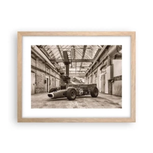 Poszter világos tölgy keretben - A győztes pihenője - 40x30 cm