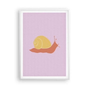 Poszter fekete keretben - Nem kell sietni - 70x100 cm