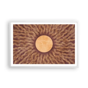 Poszter fekete keretben - A nap ikonja - 91x61 cm