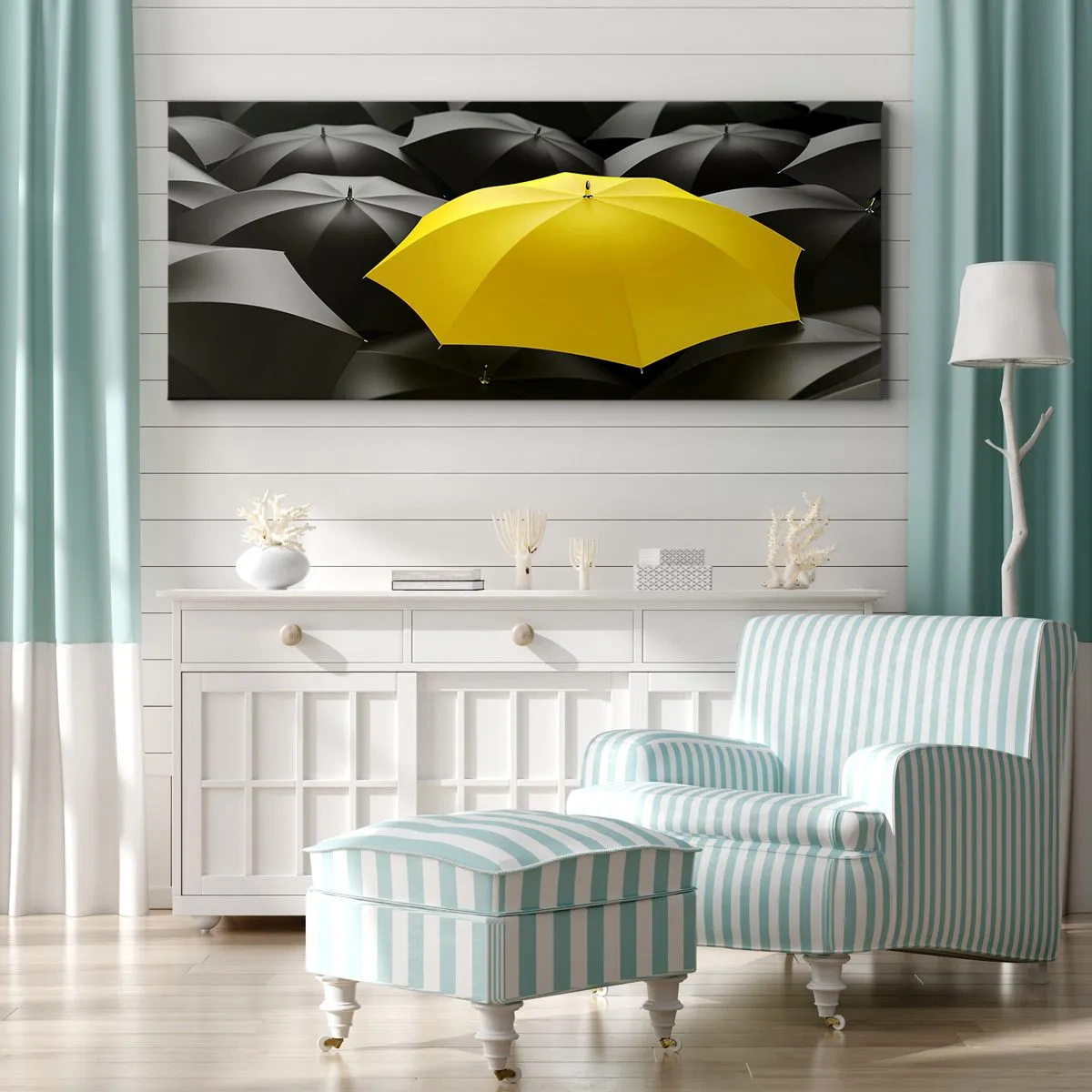Vászonkép - Viszlát bánat - 100x40 cm