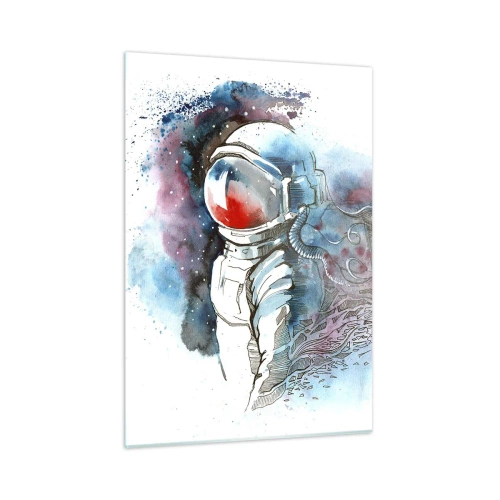 Üveg kép - Egy az egyben az űrrel - 50x70 cm