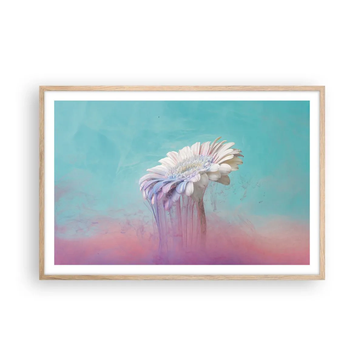 Poszter világos tölgy keretben - A virág alvilág - 91x61 cm