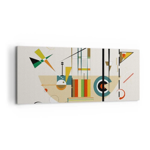 Vászonkép - És nevet a világ - 120x50 cm