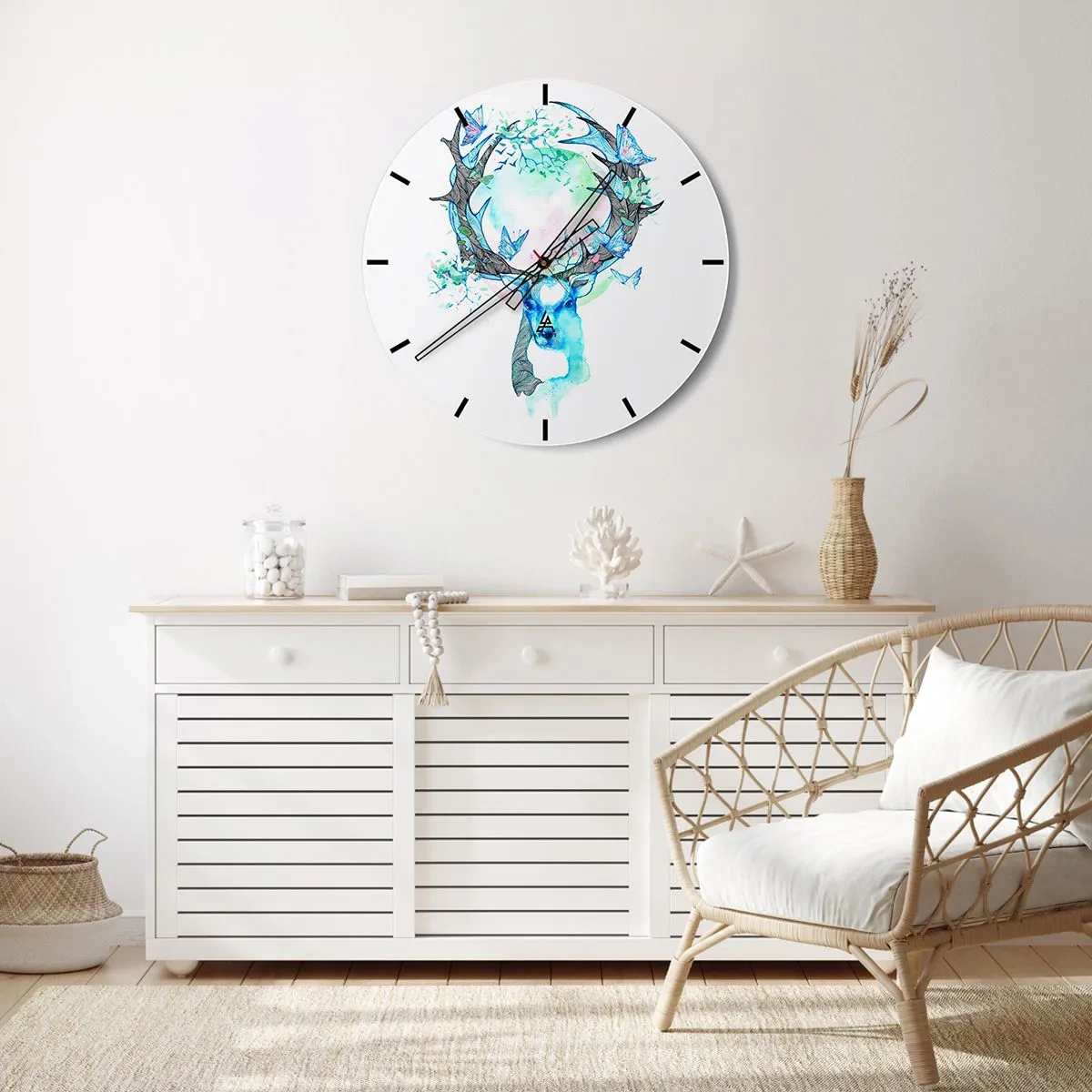 Falióra, Óra - A természet ereje és gyengédsége - 40x40 cm