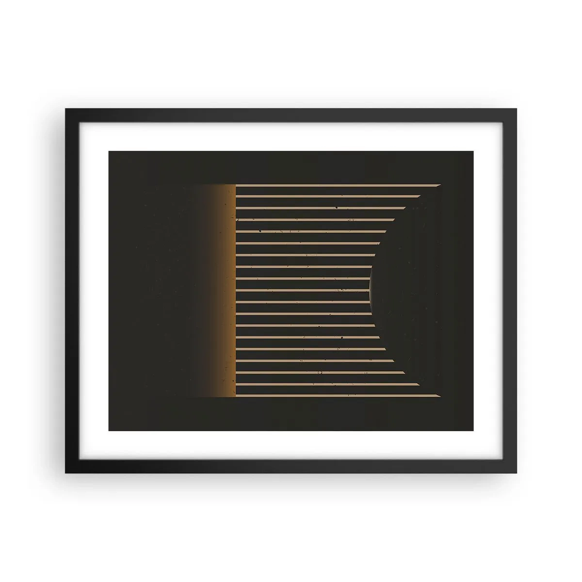 Poszter fehér keretben - Fedezze fel a sötétséget - 50x40 cm