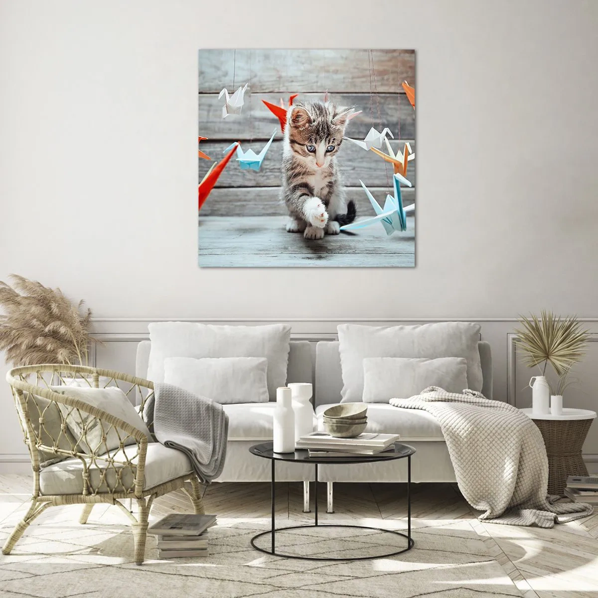 Üveg kép - Első lecke - 40x40 cm