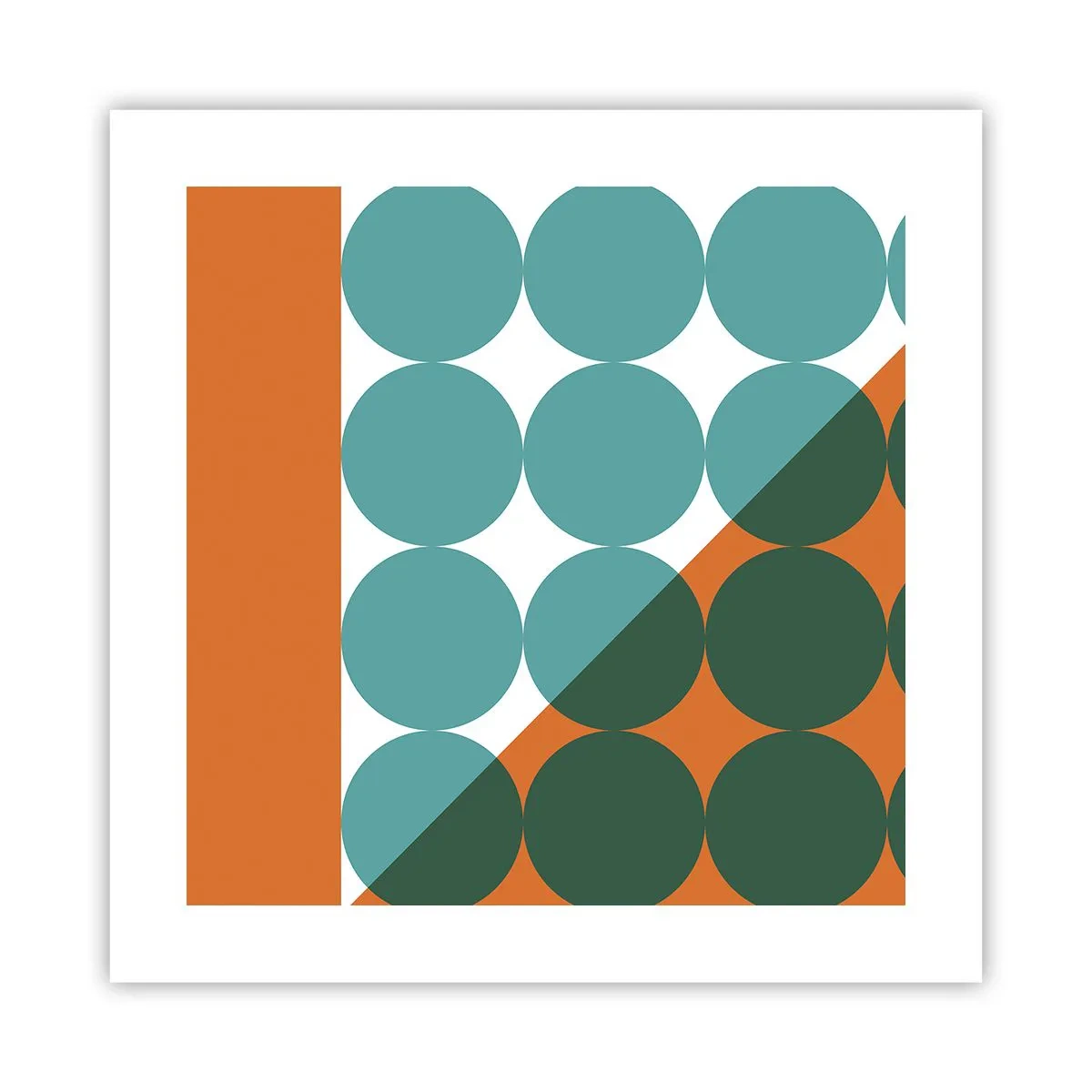 Poszter - Felfelé és átlósan - 40x40 cm