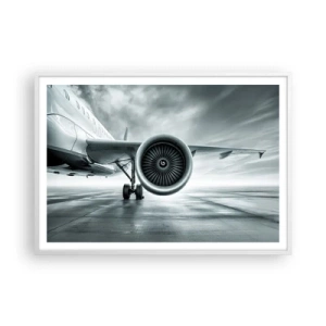 Poszter fekete keretben - Van erő! - 100x70 cm