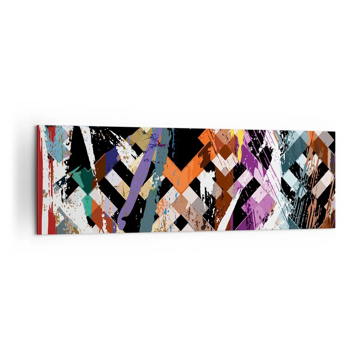 Vászonkép - A négyzeten - 160x50 cm