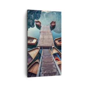 Vászonkép - A kikötőben várok - 45x80 cm