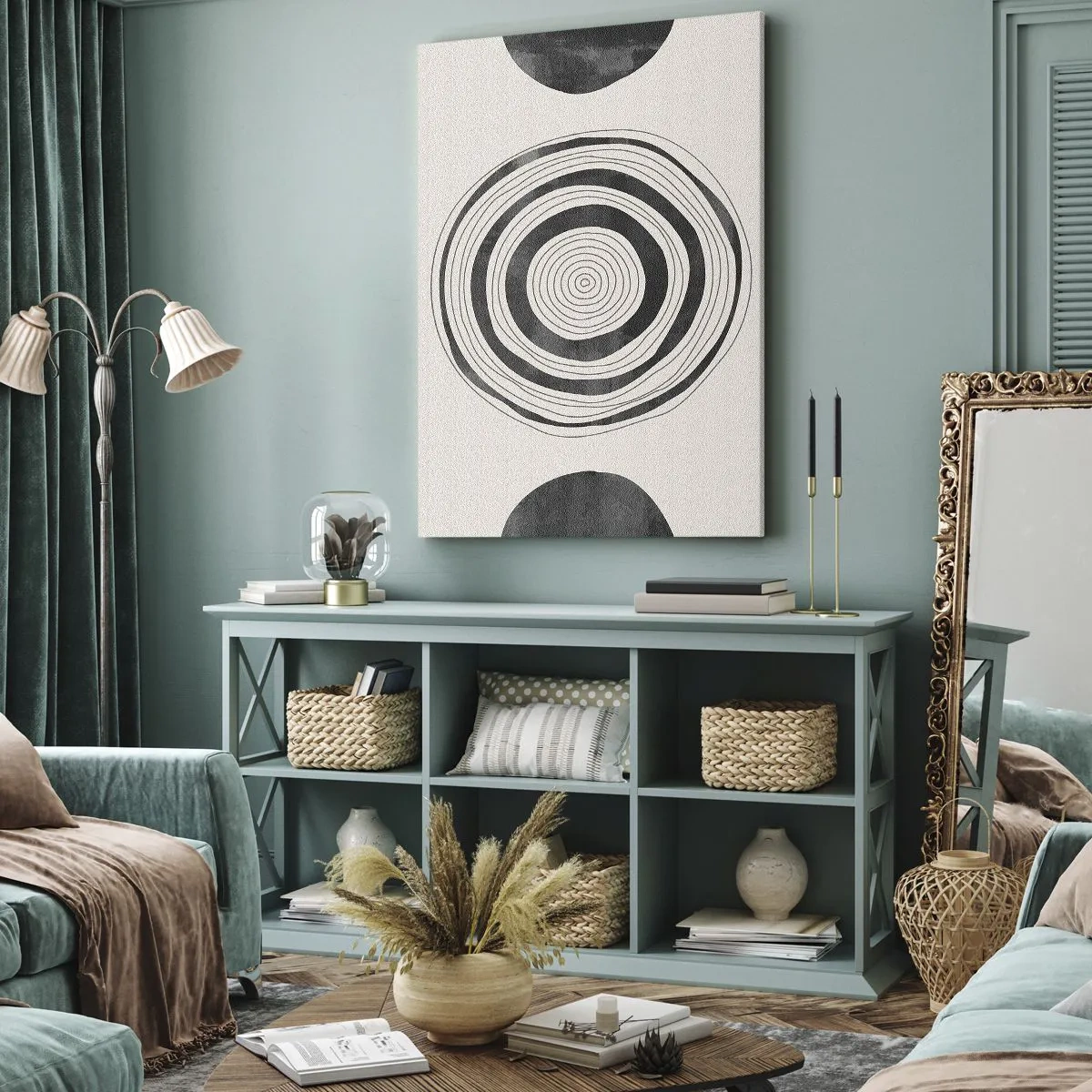 Vászonkép - Az a fontos, ami a kettő között van. - 50x70 cm