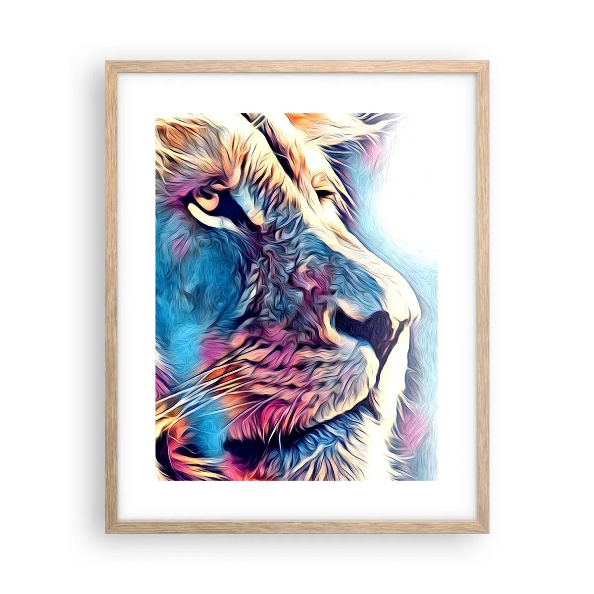 Poszter világos tölgy keretben - A természet bölcsessége - 40x50 cm