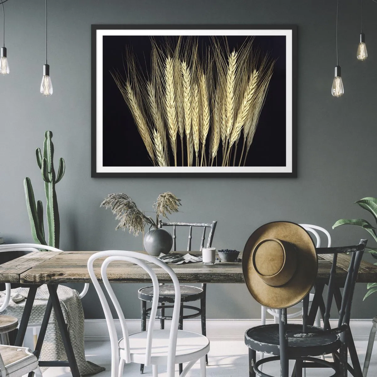 Poszter fehér keretben - Rusztikus varázslat - 70x50 cm