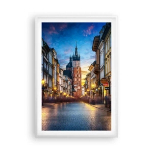 Poszter fekete keretben - Krakkó varázsa - 61x91 cm