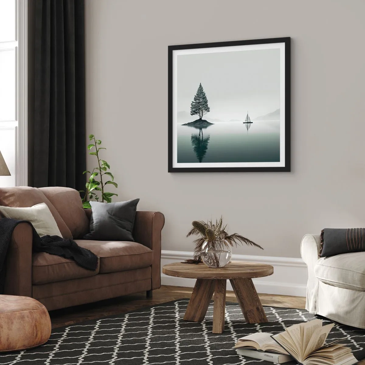 Poszter fehér keretben - Egy álom - 50x50 cm