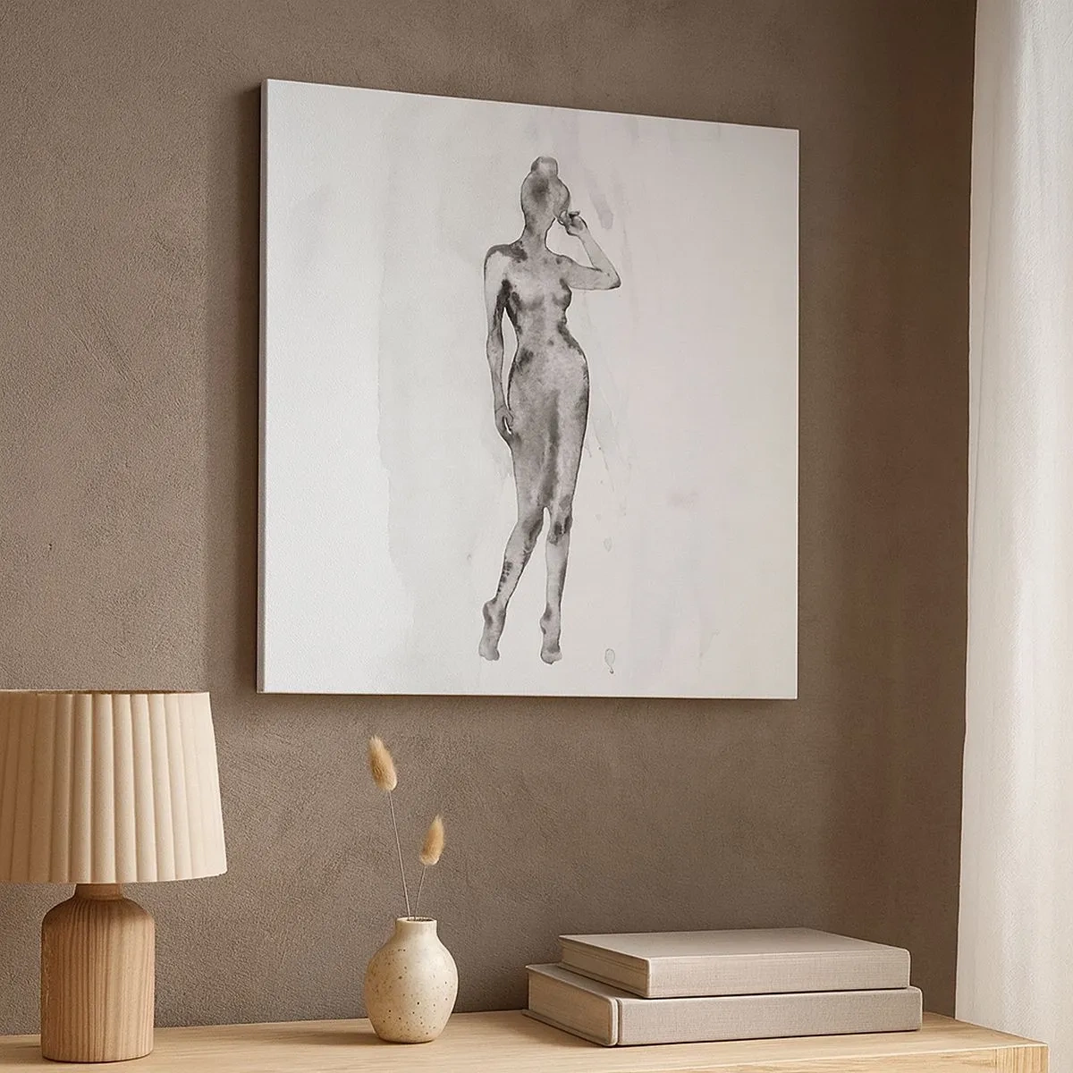 Vászonkép - A nőiesség ideáljának nyomában - 30x30 cm