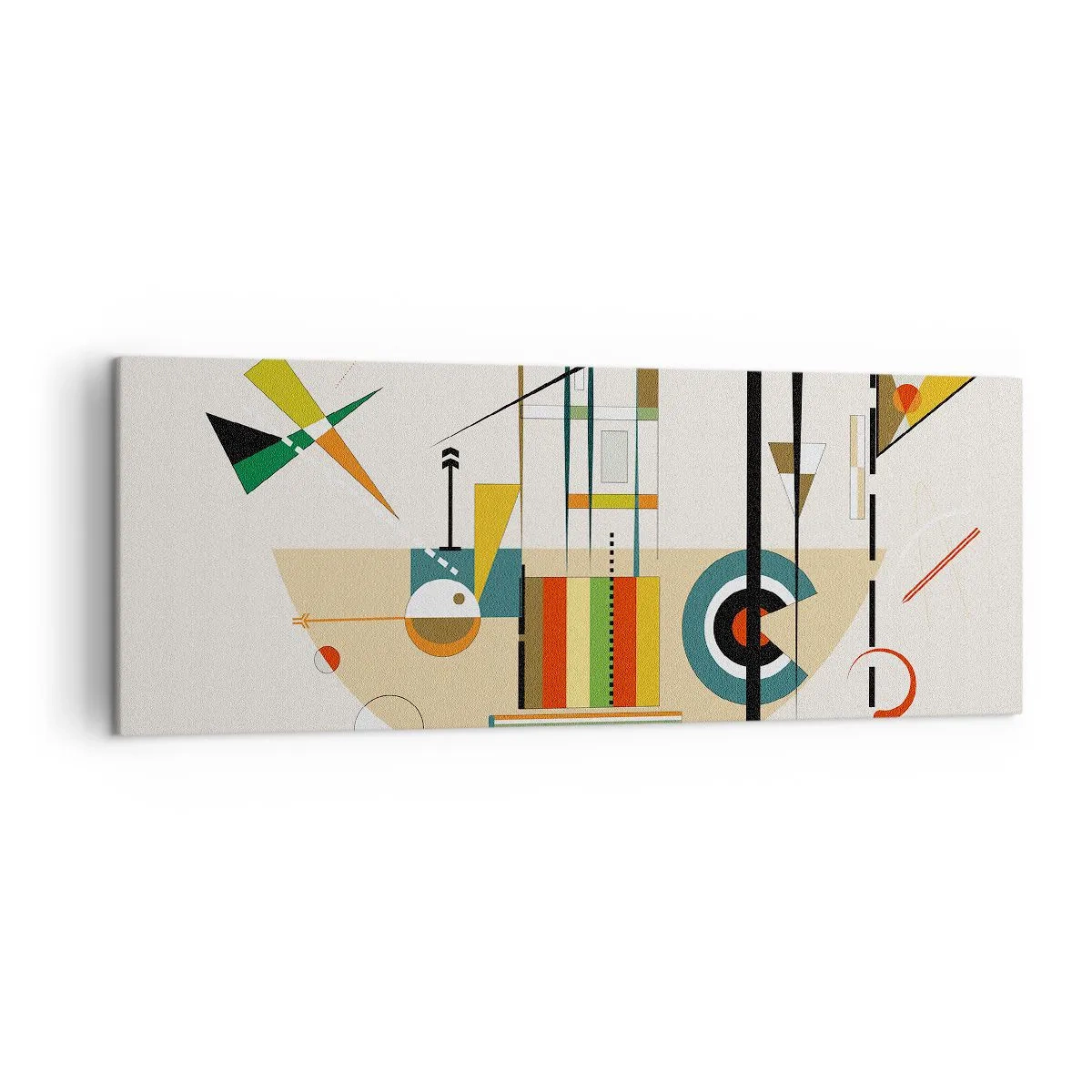 Vászonkép - És nevet a világ - 140x50 cm