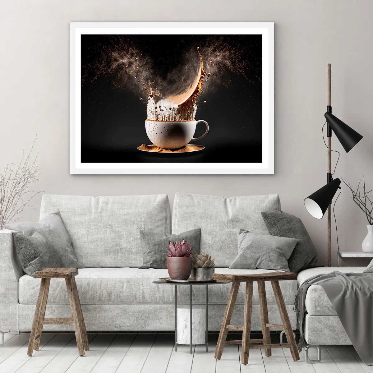 Poszter fekete keretben - Ízrobbanás - 91x61 cm