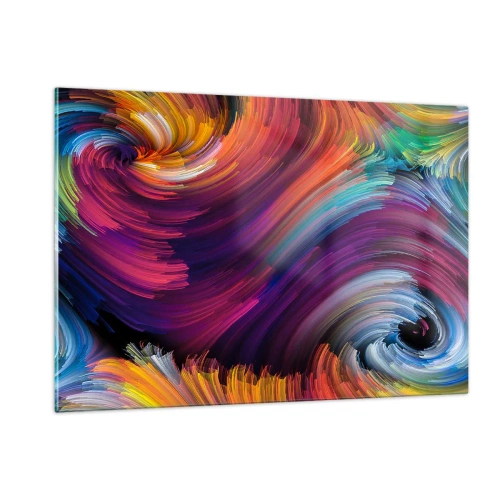 Üveg kép - Egy új világ kezdete - 120x80 cm